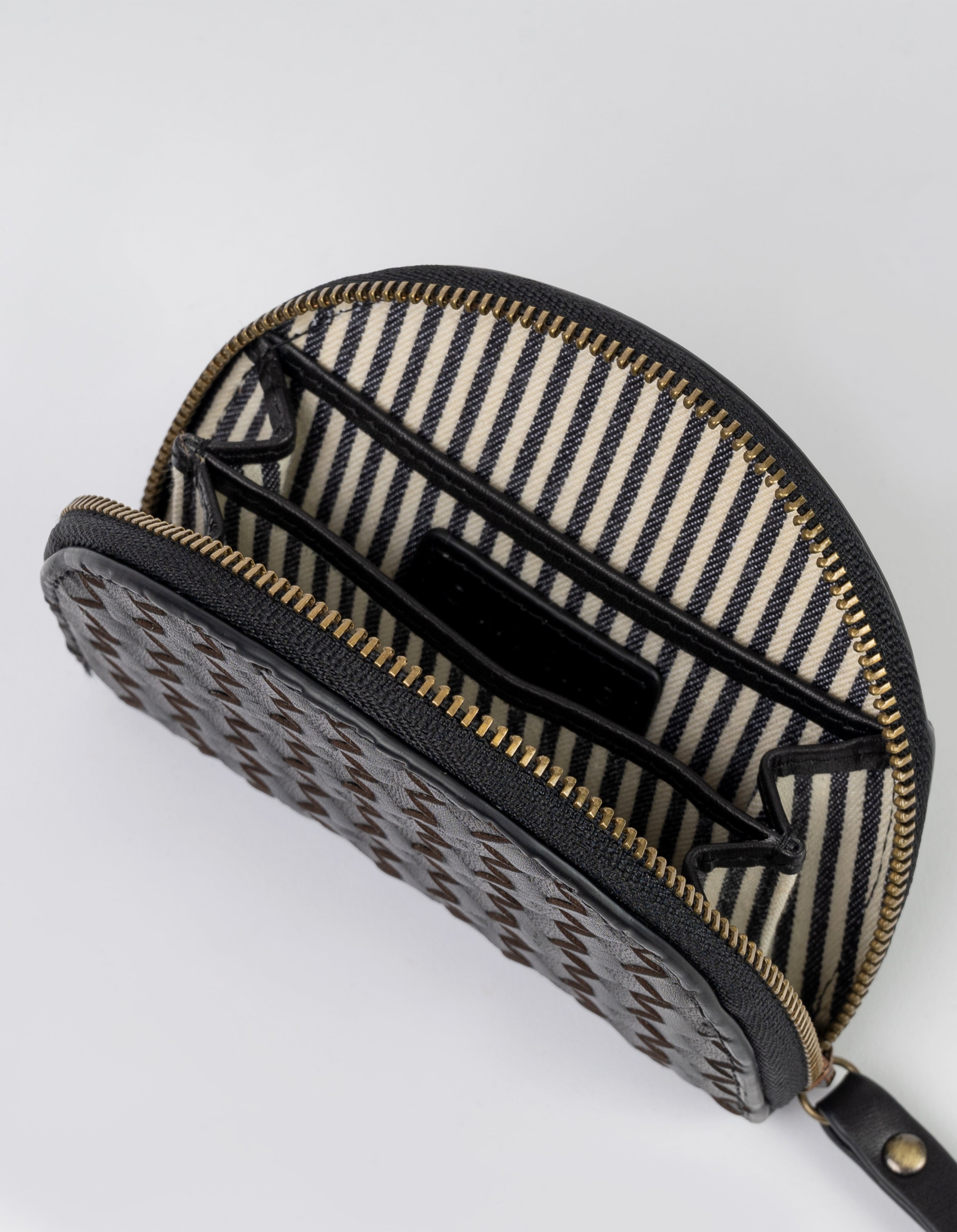 Laura Coin Purse - Black Woven