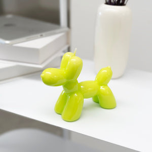 Balloon dog candle