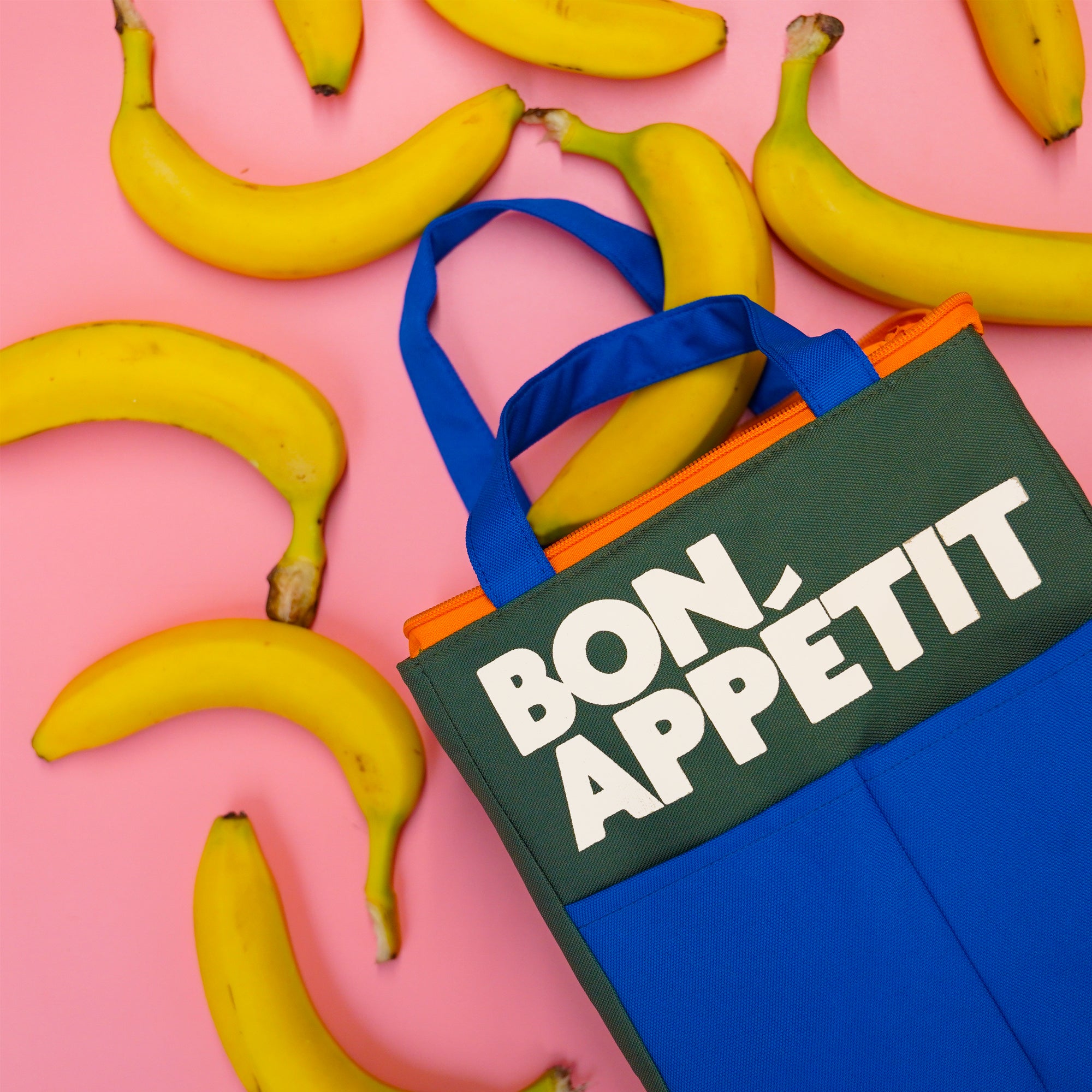 bon appétit lunchtas - blue