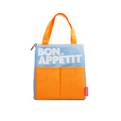bon appétit lunchtas - orange