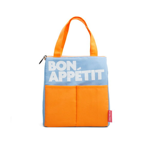 bon appétit lunchtas - orange