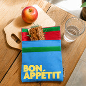 bon appétit sky blue - herbruikbare snackbag