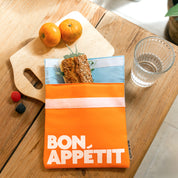 bon appétit orange - herbruikbare snackbag