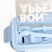 bon appétit light blue - lunchbox