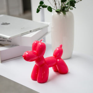 Balloon dog candle