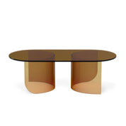 plateau coffee table low glass