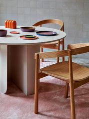 Plateau eettafel rond