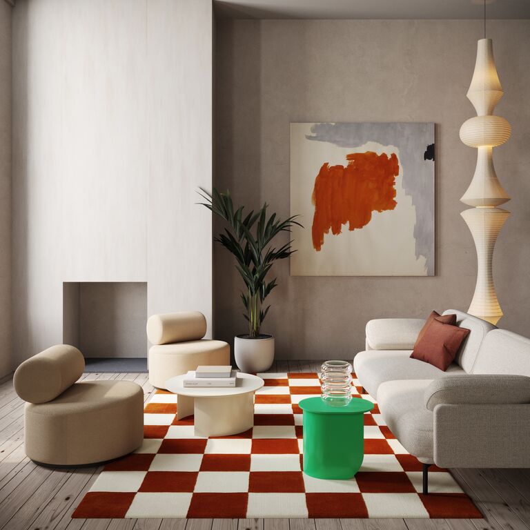 Plateau bijzettafel - Transparant