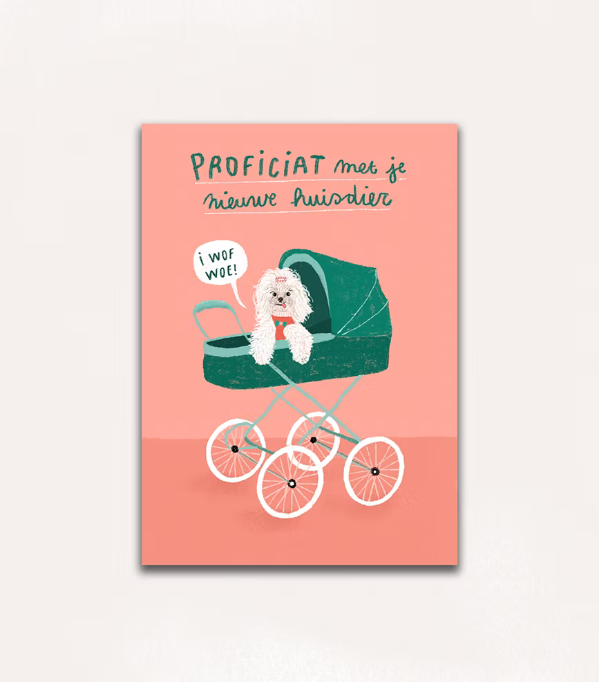 Kaart - nieuw huisdier
