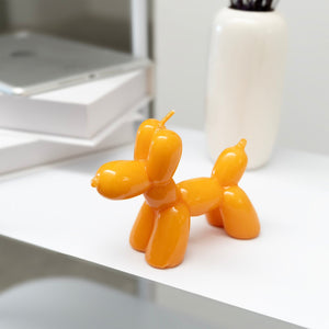 Balloon dog candle