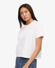 Organic boxy crop tee