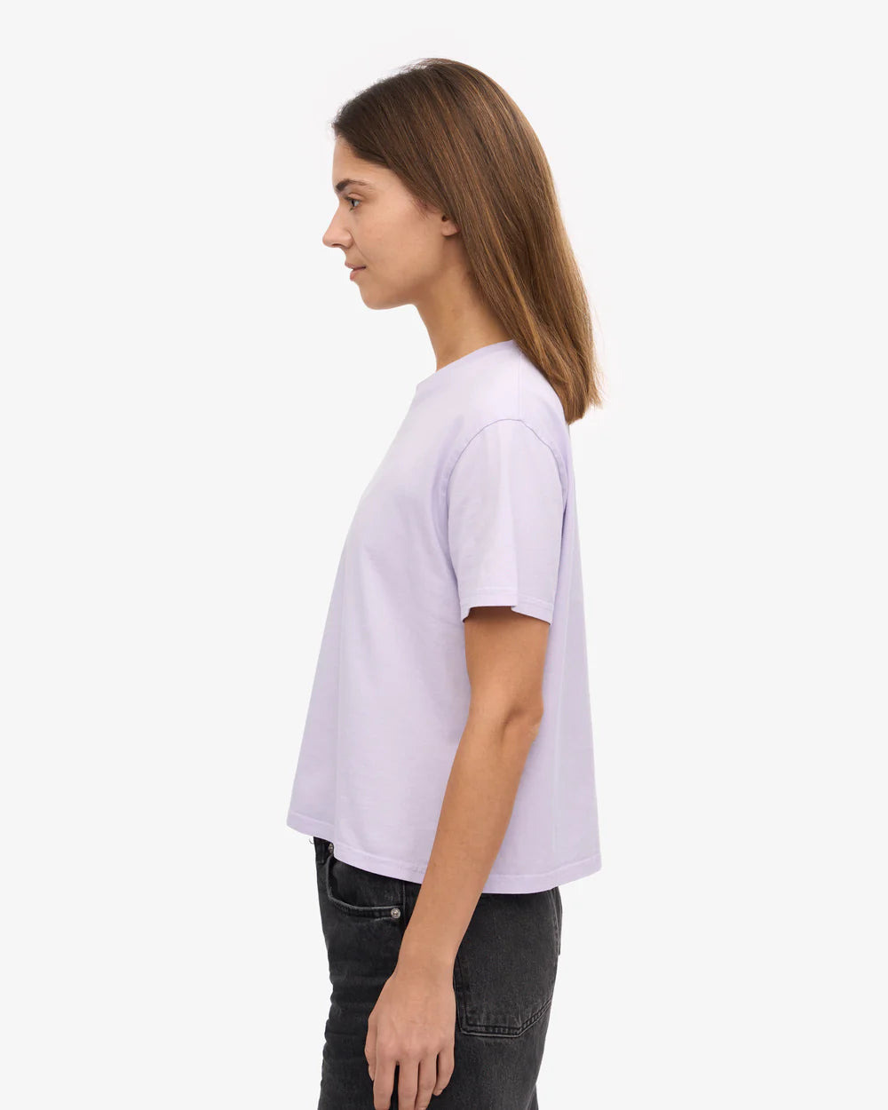 Organic boxy crop tee