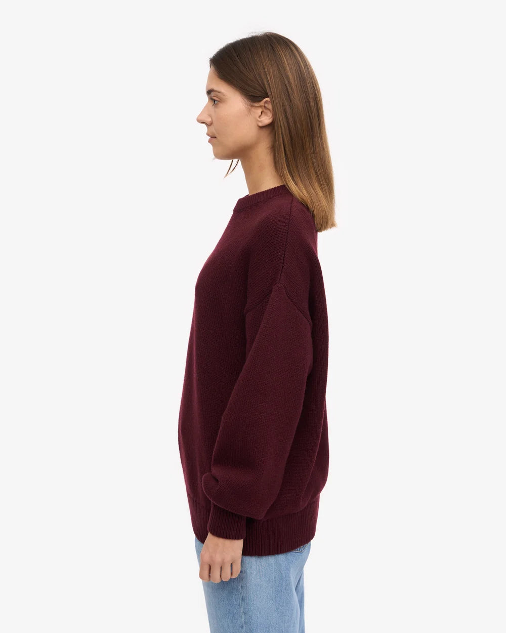 oversized merino wool crew unisex