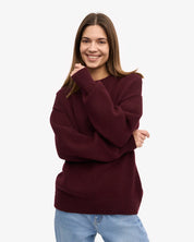 oversized merino wool crew unisex
