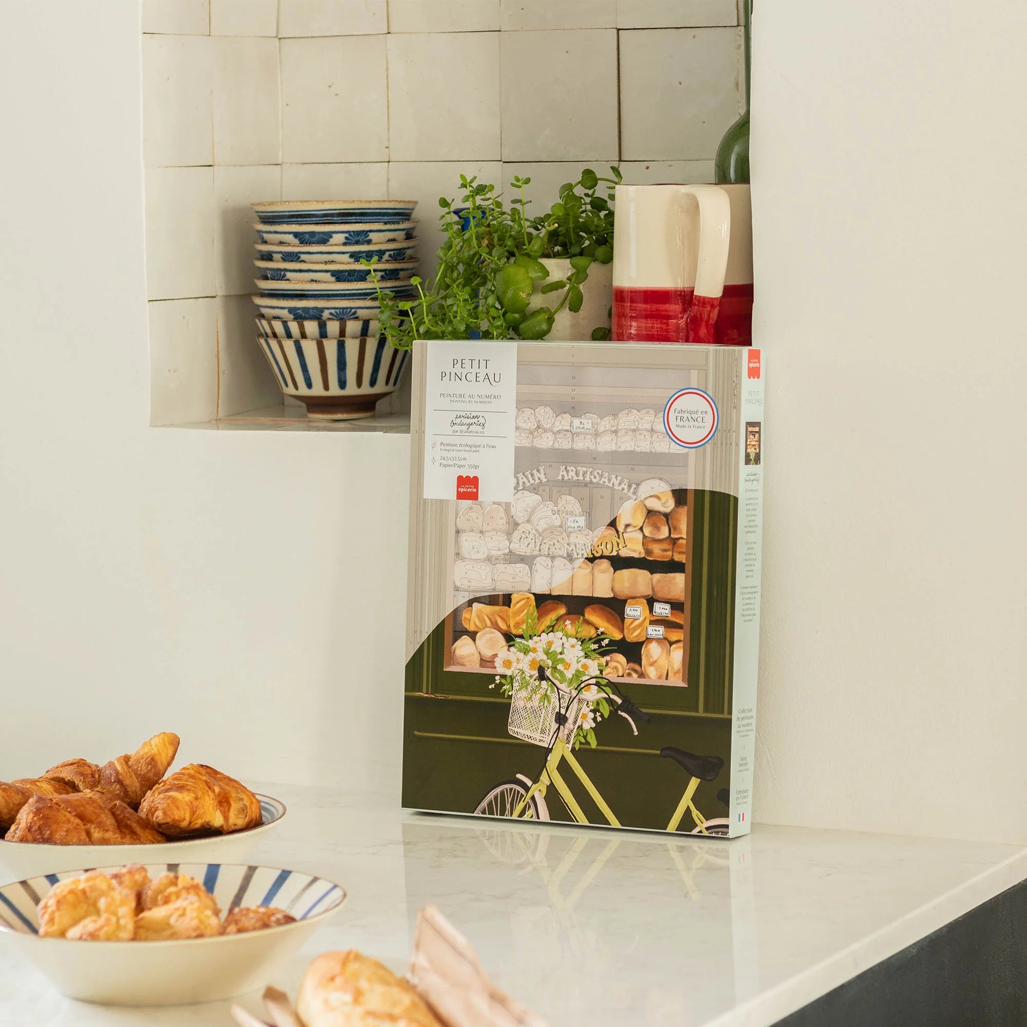 boulangeries parisiennes - paint by numbers kit