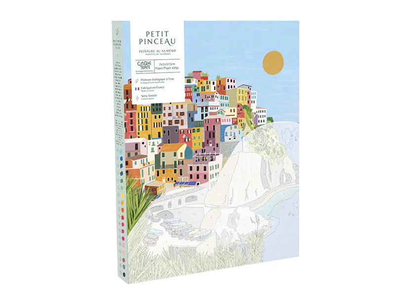 cinque terre - paint by numbers kit