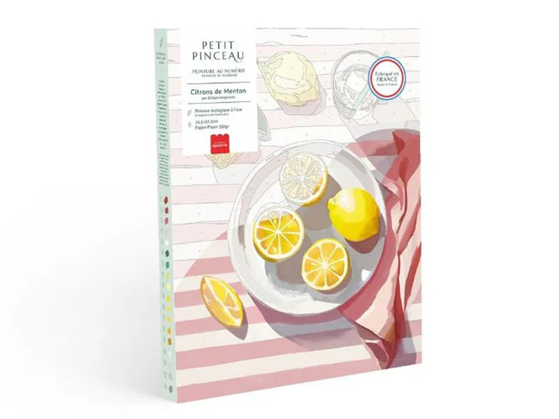 citrons de menton - paint by numbers kit