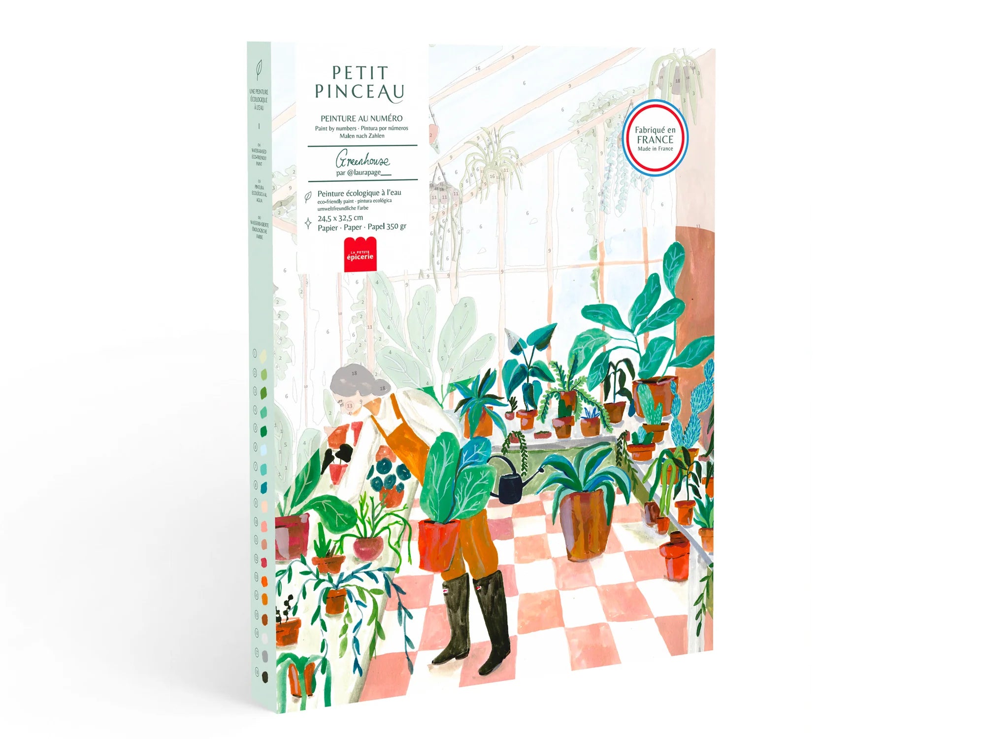 green house - paint by numbers kit