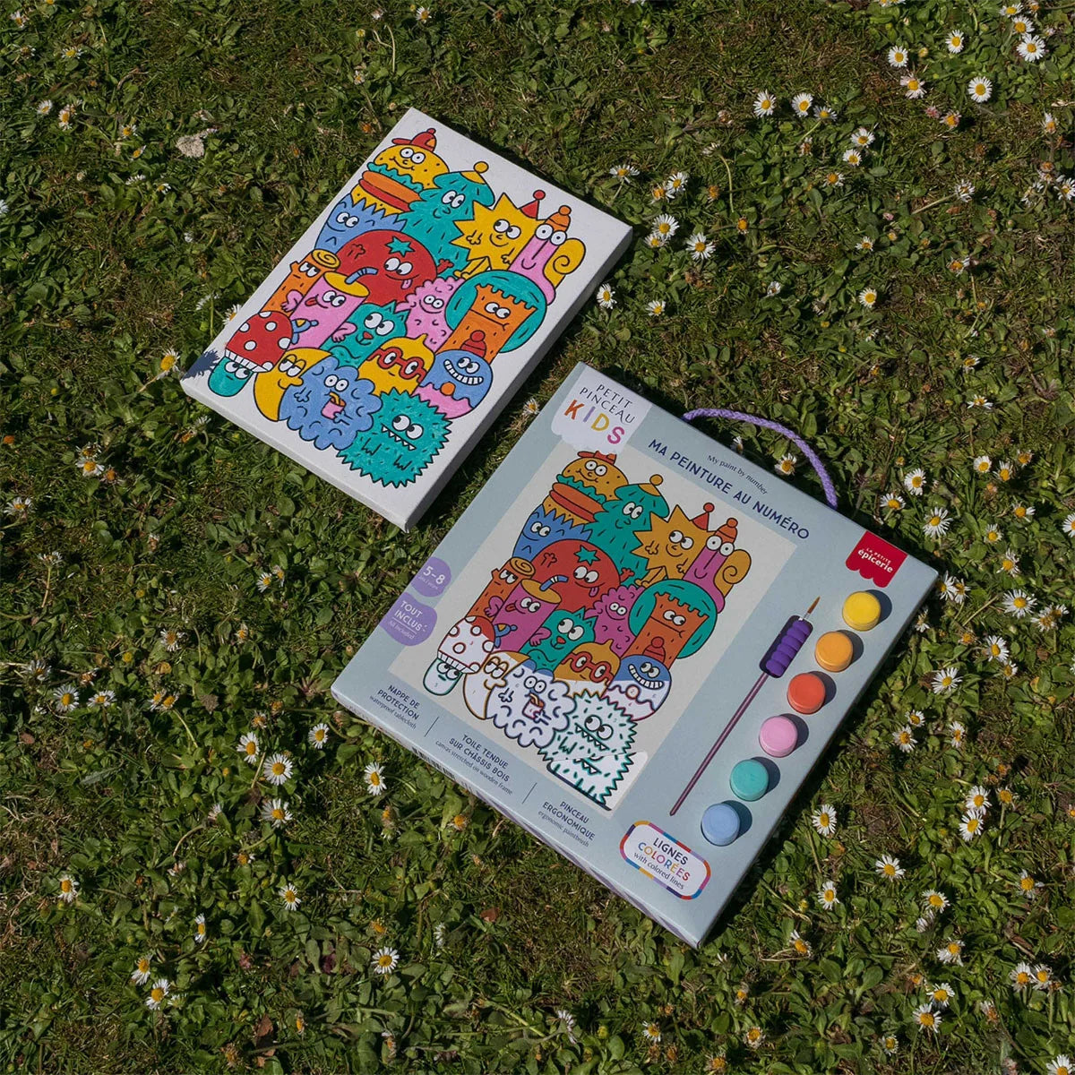 fun gang - kids paint by numbers kit