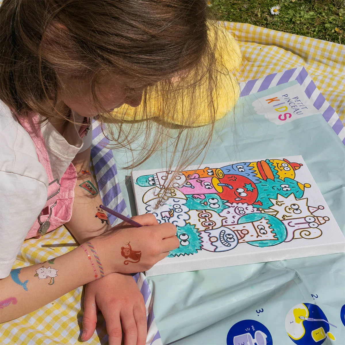 fun gang - kids paint by numbers kit