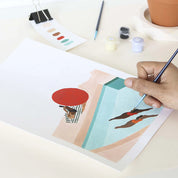 St Barthélémy - paint by numbers kit