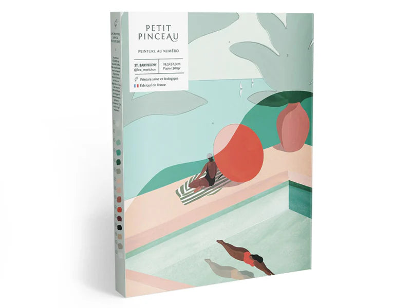 St Barthélémy - paint by numbers kit