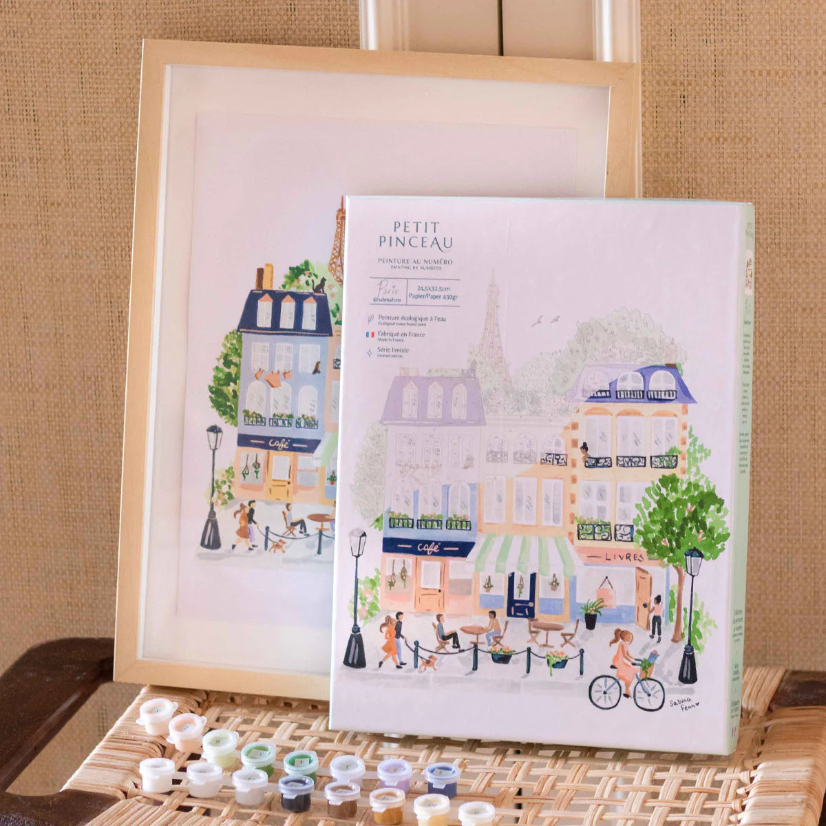 paris - paint by numbers kit