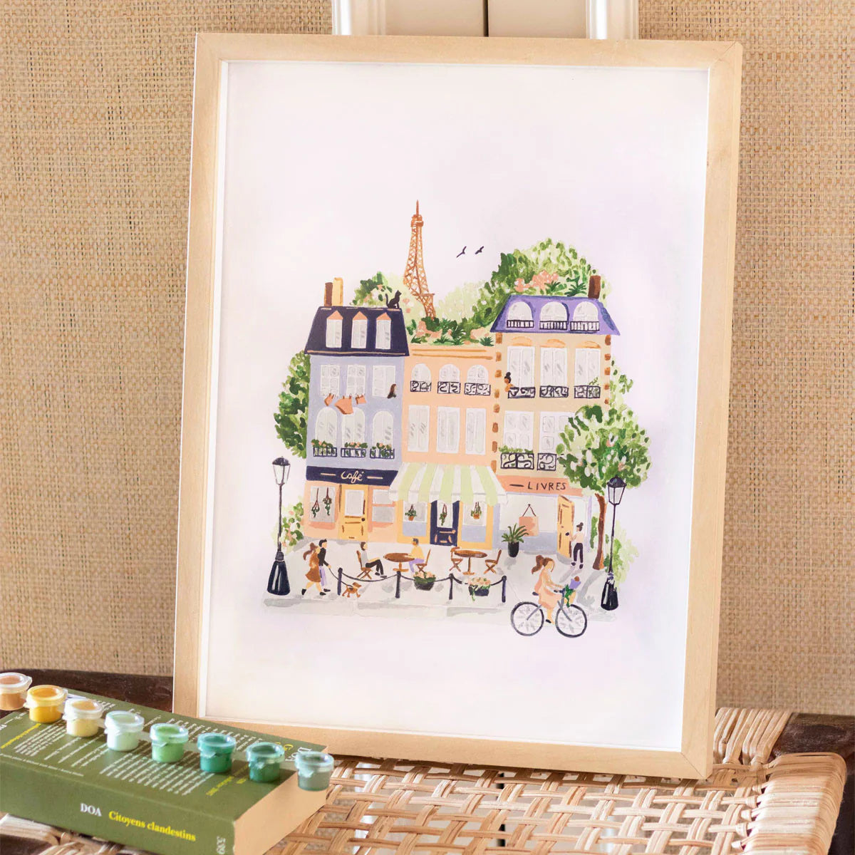 paris - paint by numbers kit