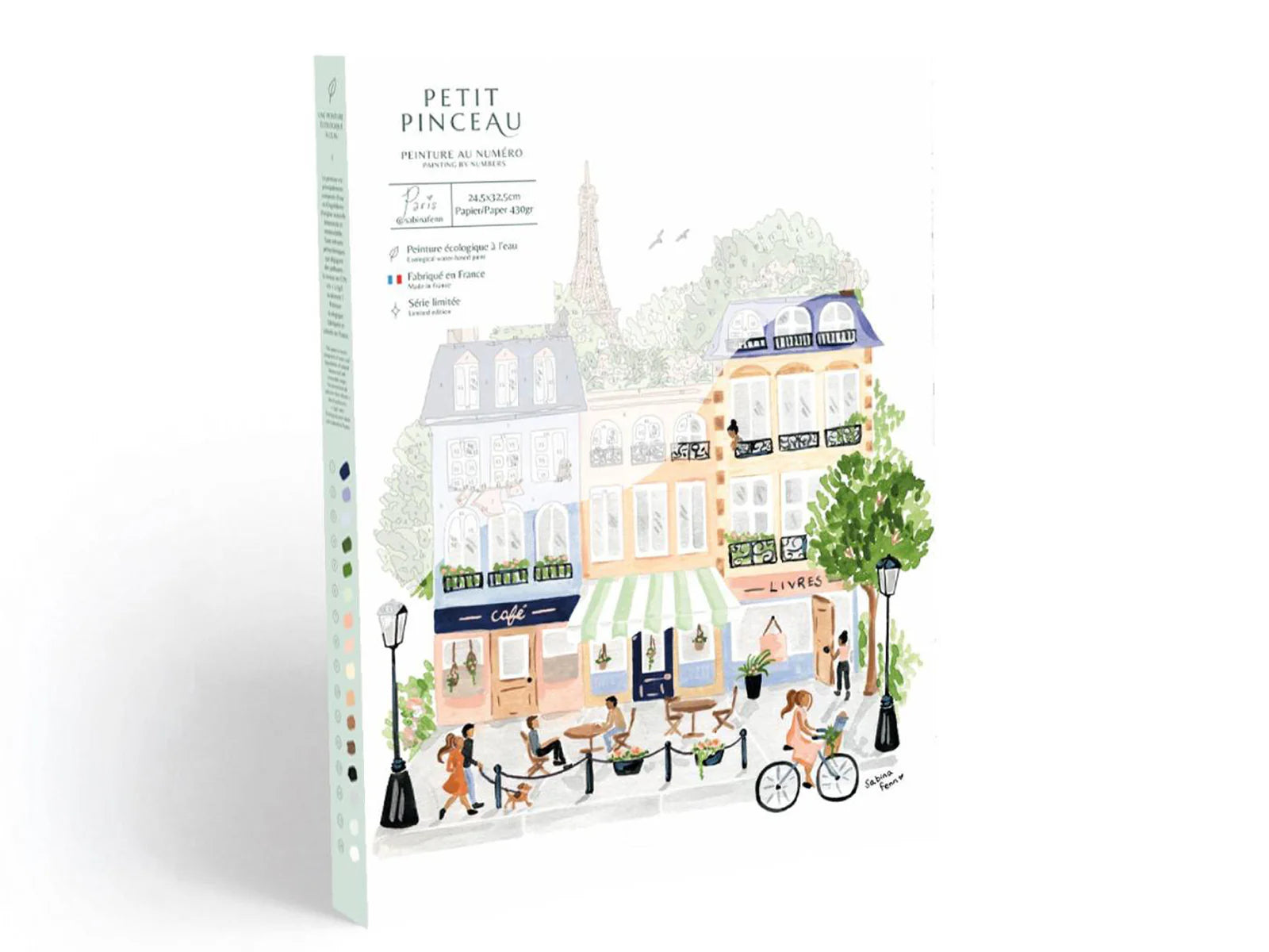 paris - paint by numbers kit