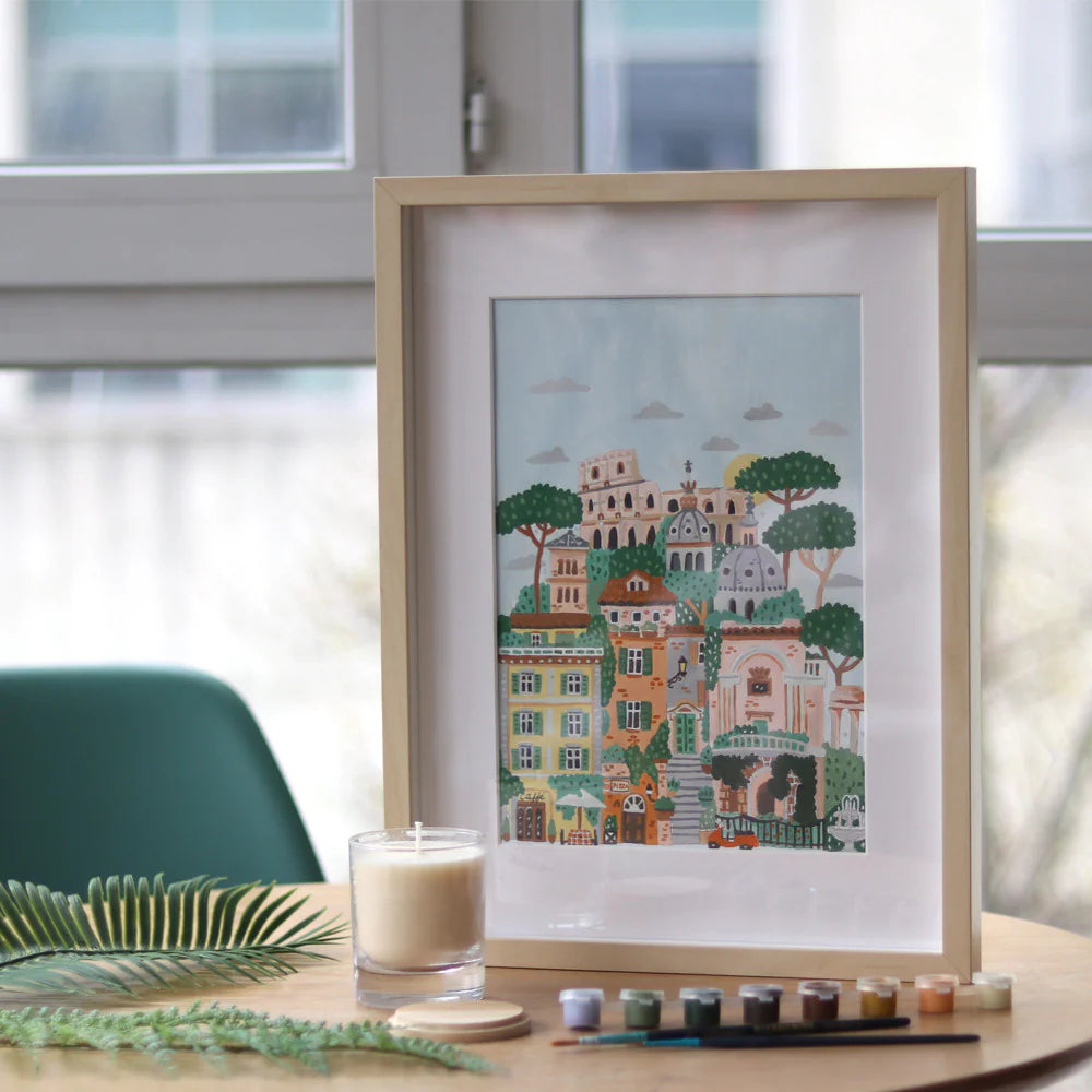 rome - paint by numbers kit
