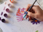 green house - paint by numbers kit
