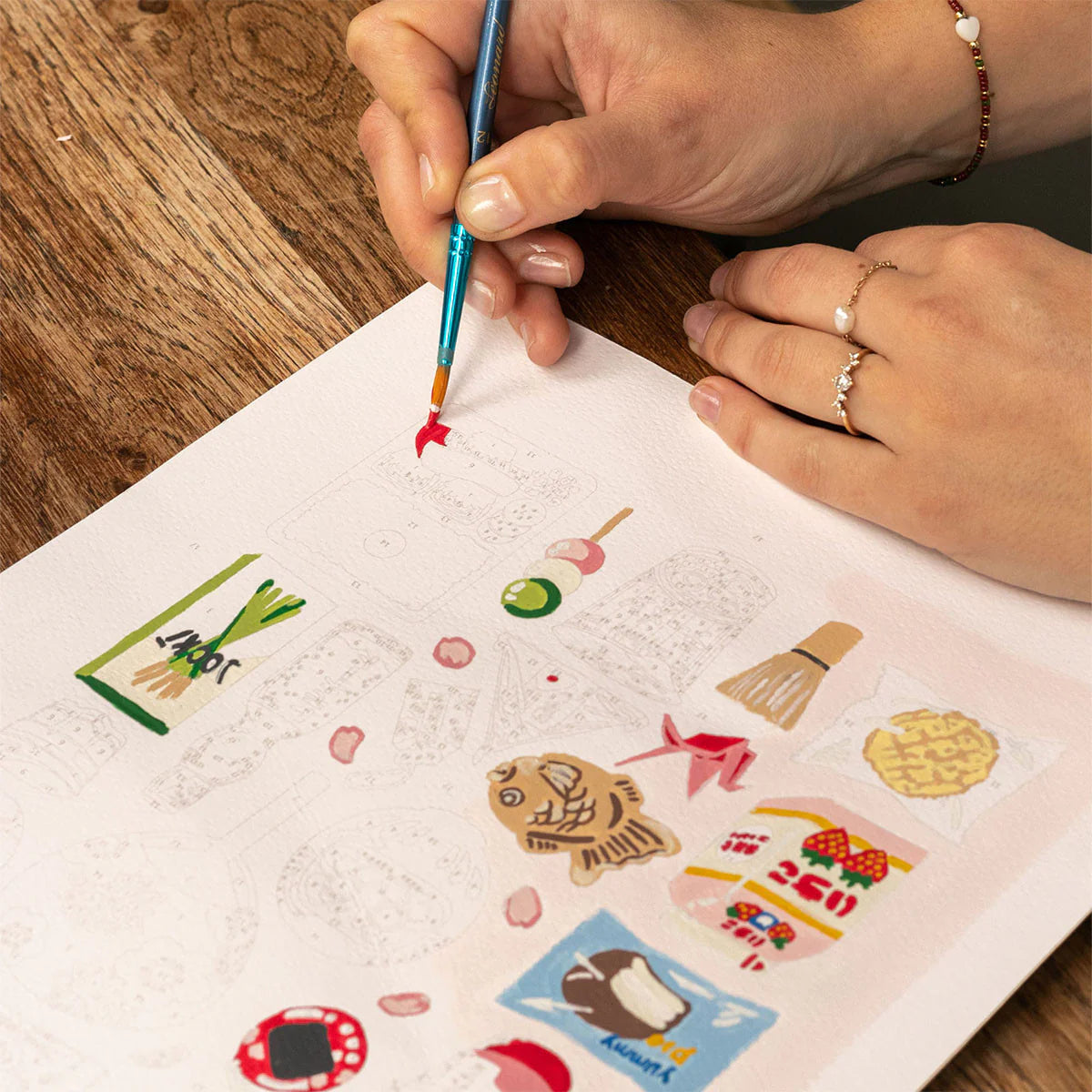 week end in tokyo - paint by numbers kit