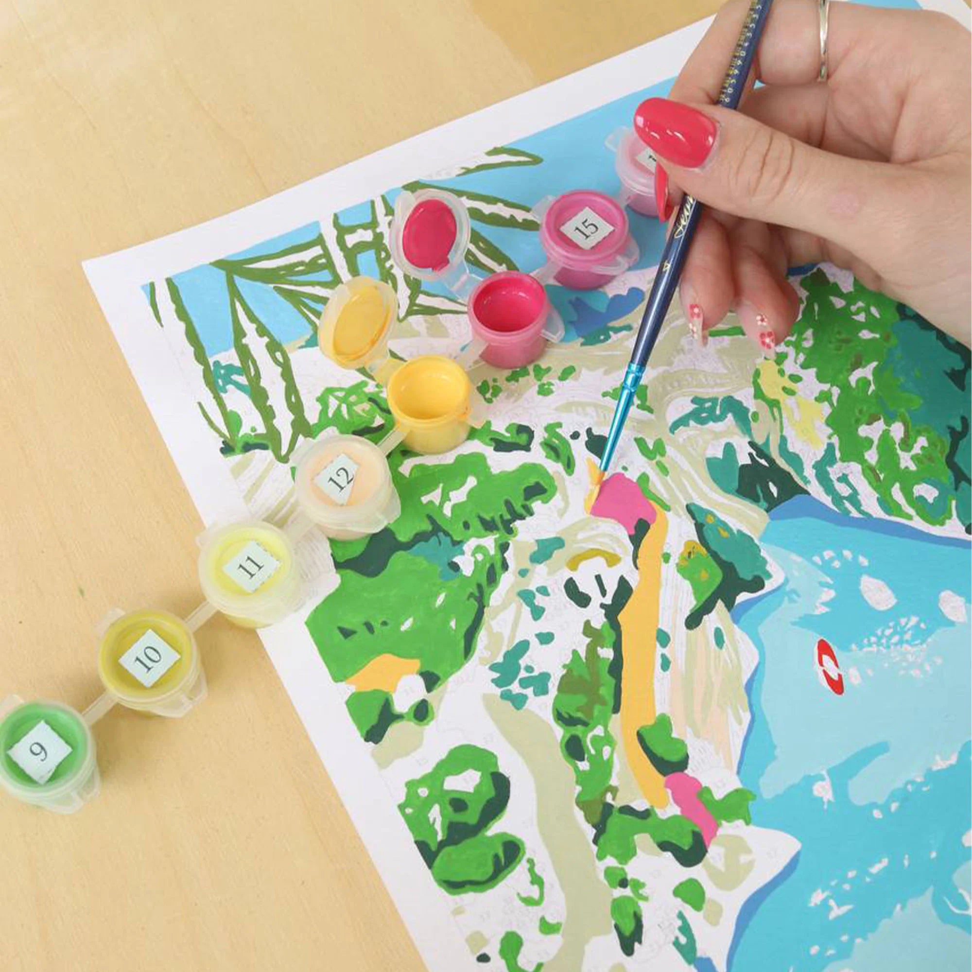 gorges du verdon - paint by numbers kit