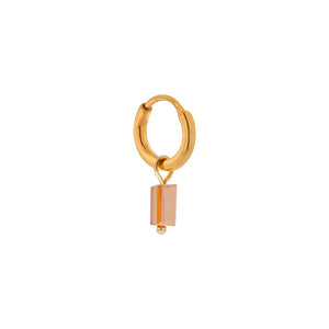 Oorbel - Peachy hoop gold