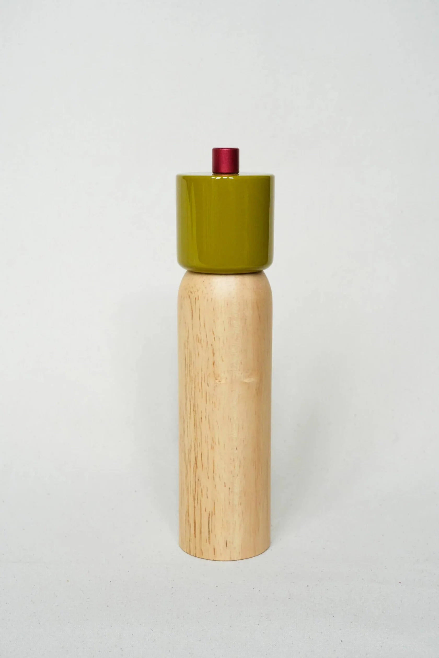 peper- en zoutmolen - olijf & rood