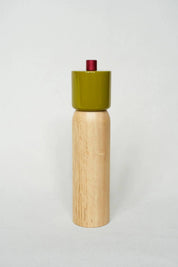 peper- en zoutmolen - olijf & rood