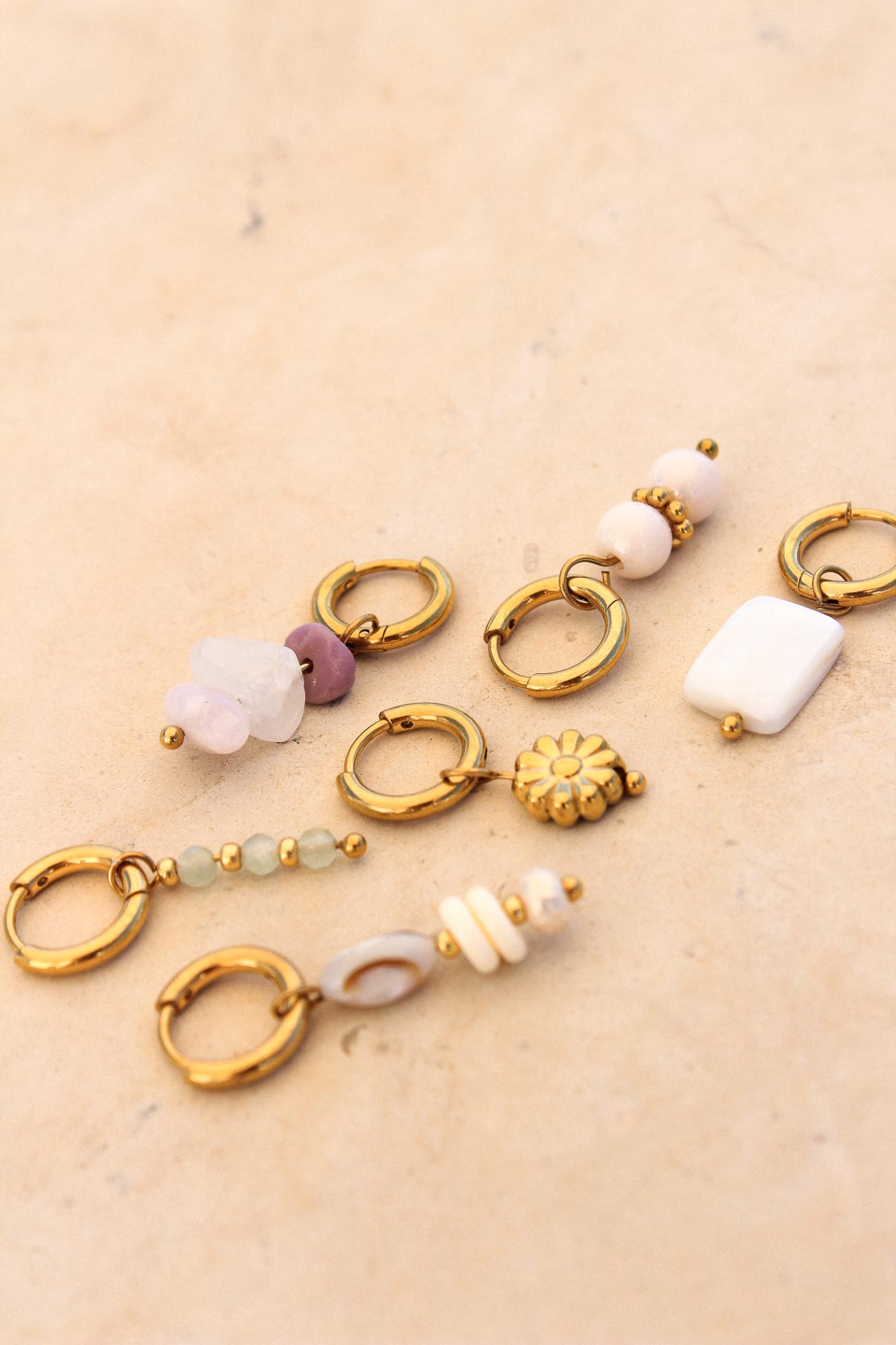 natural shell hoop