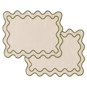 placemats set/2 - wavy