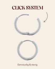 plain hoop - oorbel