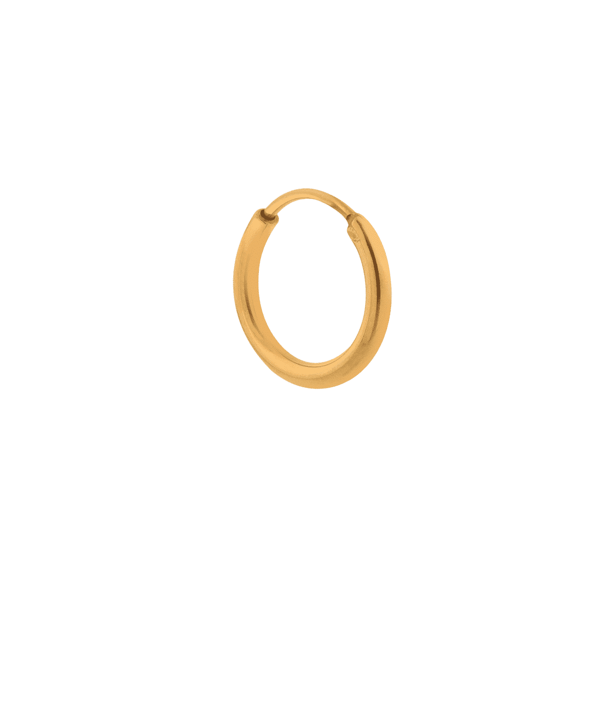 plain hoop - oorbel