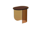 Plateau bijzettafel glas