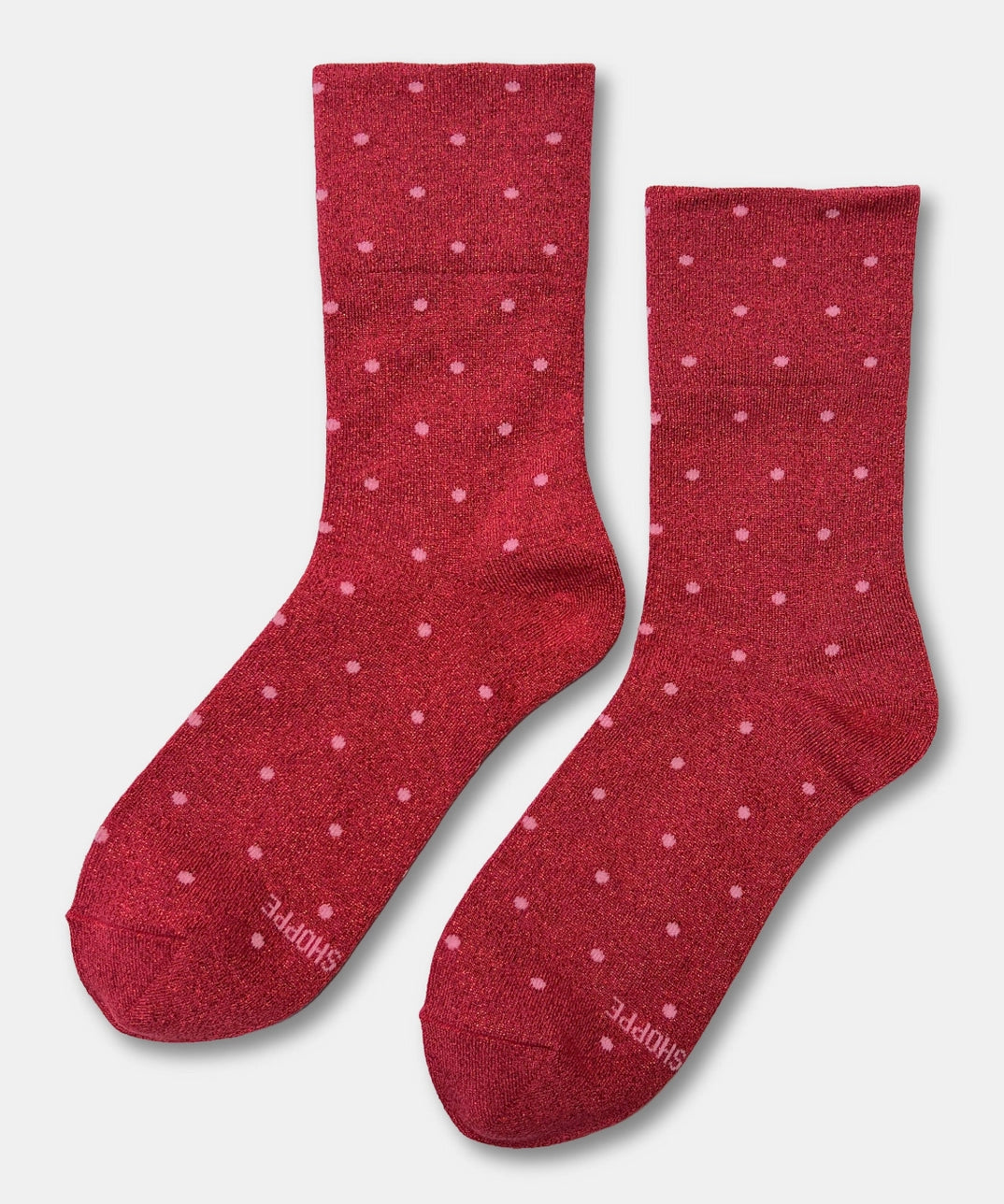 polka dot glitter socks
