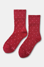 polka dot glitter socks