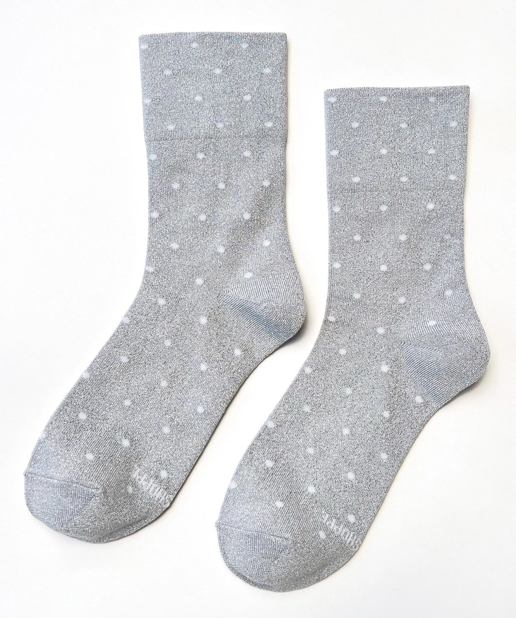 polka dot glitter socks