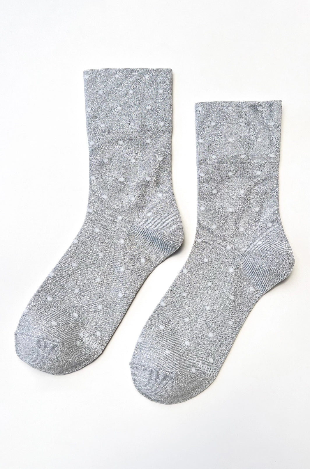 polka dot glitter socks