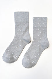 polka dot glitter socks