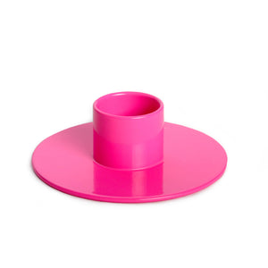 Pop kaarsenhouder - Neon roze