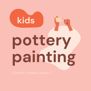 Pottery painting with kids