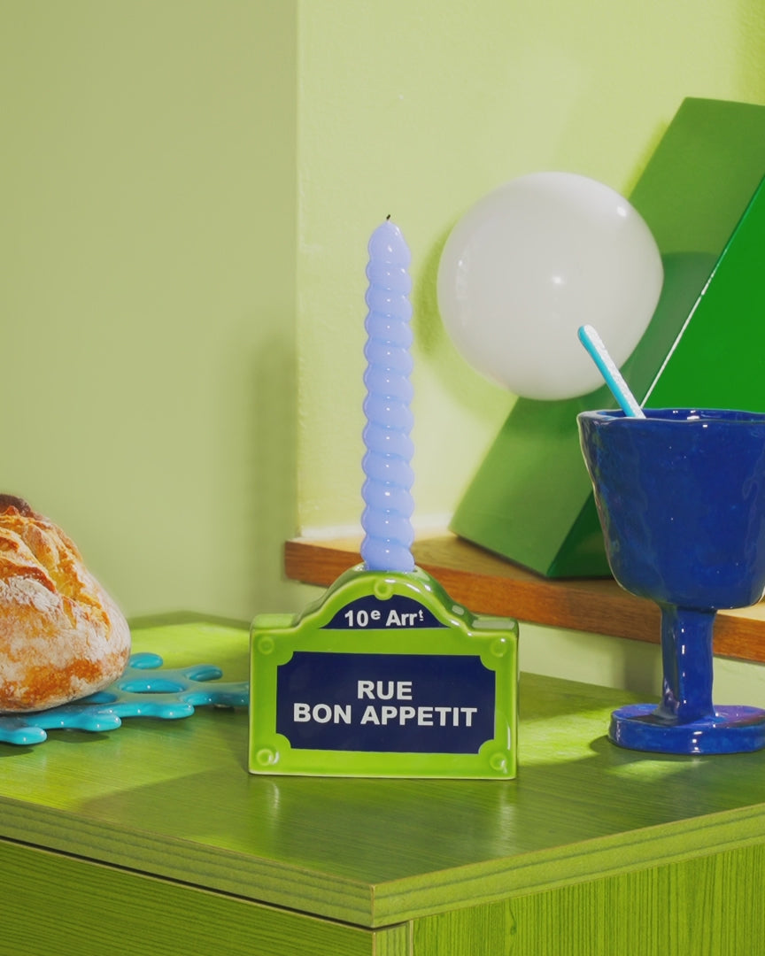 street - candle holder