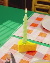 cheese - candle holder